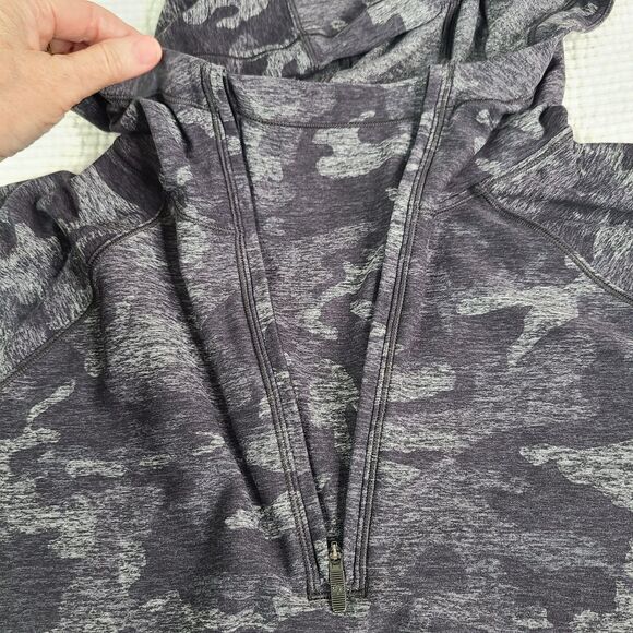 Lululemon 10 Warm Stabilizer 1/2 Zip Hoodie Rulu W3CTIS Incognito Camo HTR Women - Picture 13 of 16